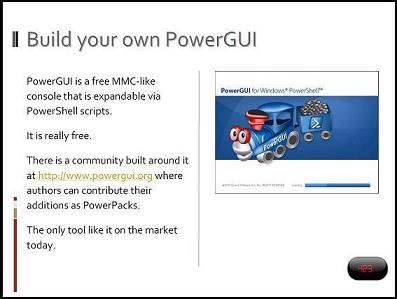 Presenting PowerShell with a PowerGadgets Clock